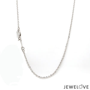 1.75mm Platinum Cable Unisex Chain JL PT CH 1215-B   Jewelove.US