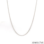 Load image into Gallery viewer, 1mm Platinum Cable Japanese Chain for Women JL PT CH 1215
