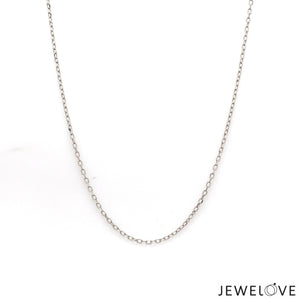 1mm Platinum Cable Japanese Chain for Women JL PT CH 1215