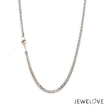 Load image into Gallery viewer, 2.5mm Japanese Platinum Cuban Chain Uni-sex JL PT CH 1217
