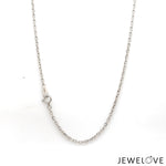 Load image into Gallery viewer, 1.8mm Platinum Japanese Cable Chain for Women JL PT CH 1218-A   Jewelove.US
