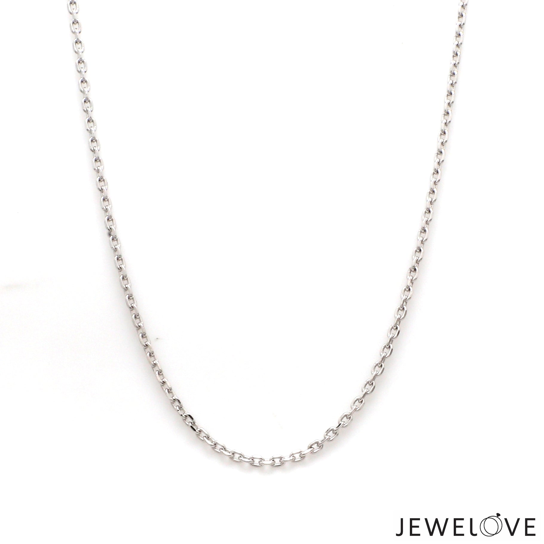 1.5mm Japanese Platinum Cable Chain for Women JL PT CH 1218   Jewelove.US