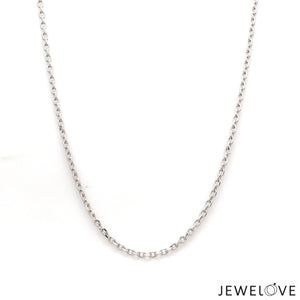 1.5mm Japanese Platinum Cable Chain for Women JL PT CH 1218