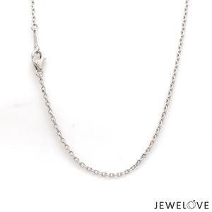 1.5mm Japanese Platinum Cable Chain for Women JL PT CH 1218