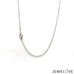 Load image into Gallery viewer, 1.25mm Japanese Platinum Balls Chain for Women JL PT CH 1219   Jewelove.US
