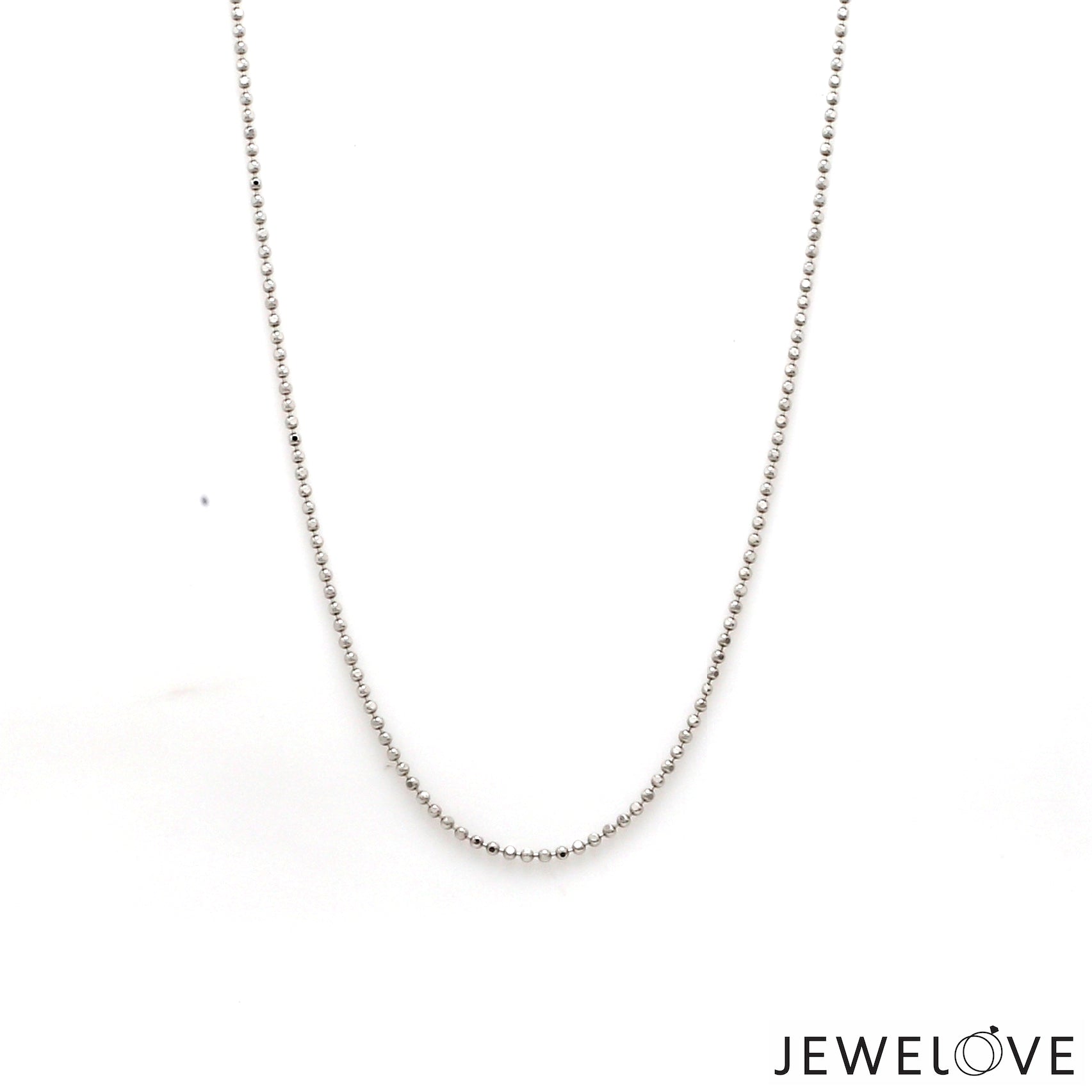 1.25mm Japanese Platinum Balls Chain for Women JL PT CH 1219
