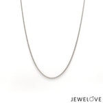 Load image into Gallery viewer, 1mm Japanese Platinum Wheat Chain for Unisex JL PT CH 1220-A   Jewelove.US

