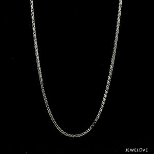 1.25mm Japanese Platinum Wheat Chain JL PT CH 1220-B   Jewelove.US