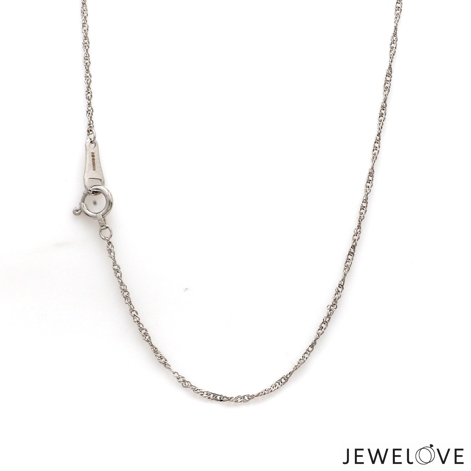 1mm Japanese Platinum Singapore Chain for Women JL PT CH 1221-A   Jewelove.US