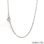 Load image into Gallery viewer, 1mm Japanese Platinum Singapore Chain for Women JL PT CH 1221-A   Jewelove.US
