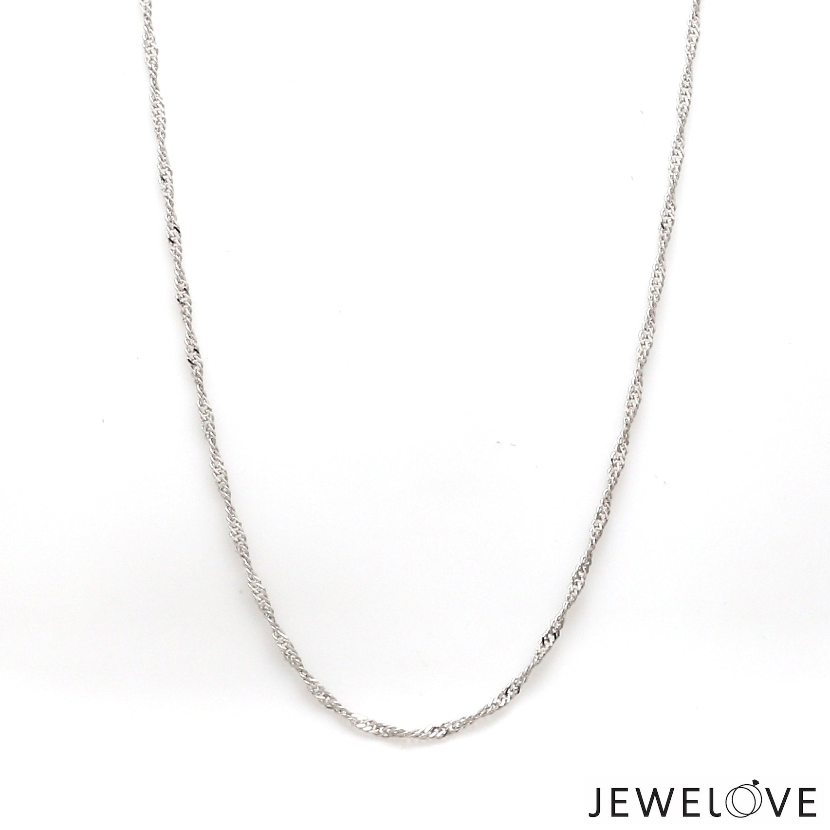 1.5mm Japanese Platinum Singapore Chain for Women JL PT CH 1221-B   Jewelove.US