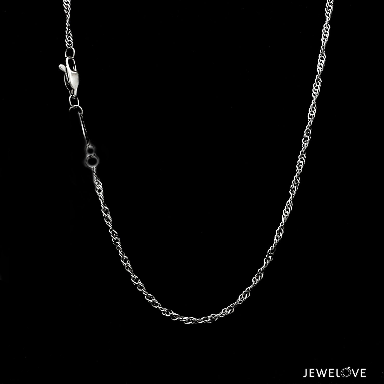 1.5mm Japanese Platinum Singapore Chain for Women JL PT CH 1221-B   Jewelove.US