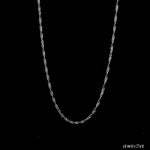 Load image into Gallery viewer, 1.5mm Japanese Platinum Singapore Chain for Women JL PT CH 1221-B   Jewelove.US
