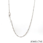 Load image into Gallery viewer, 1.5mm Japanese Platinum Singapore Chain for Women JL PT CH 1221-B   Jewelove.US
