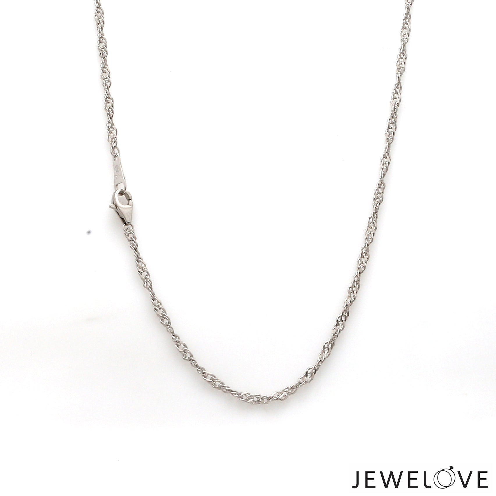 2mm Japanese Platinum Singapore Chain for Women JL PT CH 1221   Jewelove.US