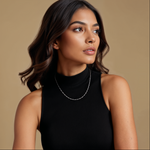 Load image into Gallery viewer, 1mm Japanese Platinum Singapore Chain for Women JL PT CH 1221-A
