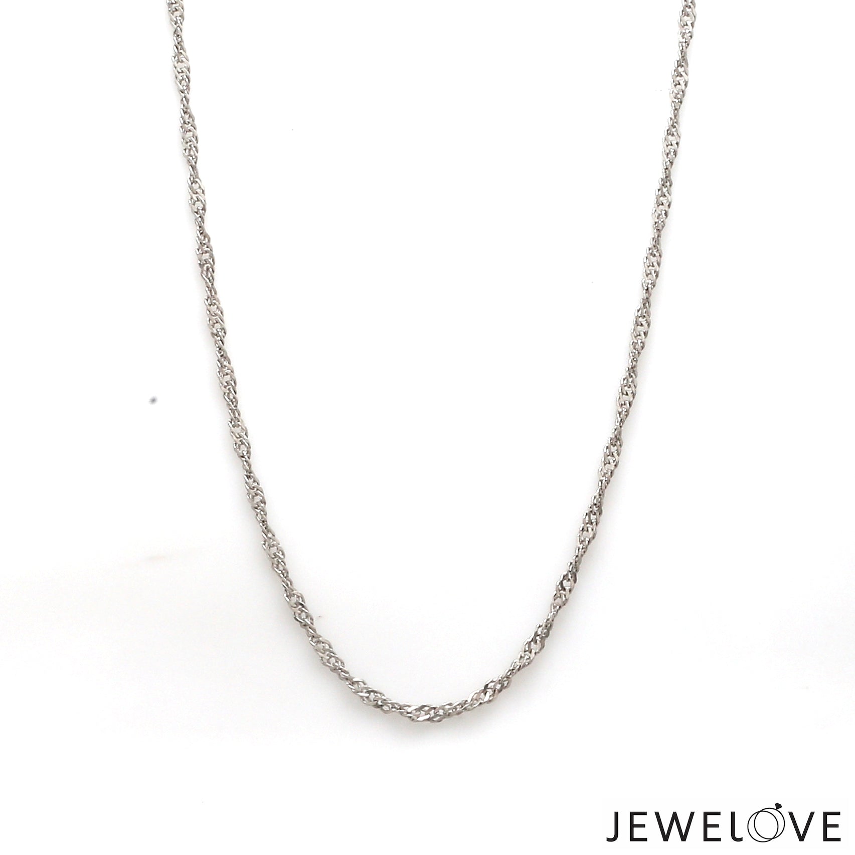 2mm Japanese Platinum Singapore Chain for Women JL PT CH 1221   Jewelove.US