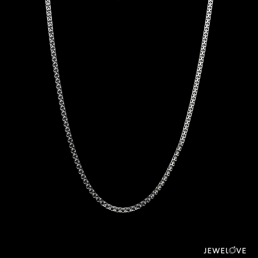 1.5mm Platinum Unisex Chain JL PT CH 1223-A   Jewelove.US