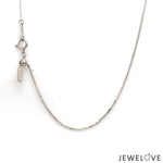 Load image into Gallery viewer, 1mm Japanese Platinum Box Adjustable Chain SJ PTO 702-D   Jewelove

