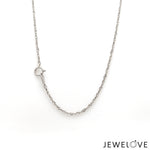 Load image into Gallery viewer, 1.5mm Platinum Flat Rope Japanese Chain for Women JL PT CH 1225   Jewelove.US
