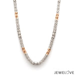 Load image into Gallery viewer, 4.5mm Platinum Two-Tone Chain with Matte Finish for Men JL PT CH 1230   Jewelove.US
