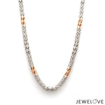 Load image into Gallery viewer, 4.5mm Platinum Two-Tone Chain with Matte Finish for Men JL PT CH 1230
