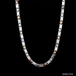 Load image into Gallery viewer, 3.5mm Platinum Two-Tone Chain with Matte Finish for Men JL PT CH 1232   Jewelove.US
