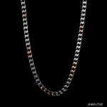 Load image into Gallery viewer, 3.75mm Platinum Rose Gold Chain with Matte Finish for Men JL PT CH 1235   Jewelove.US

