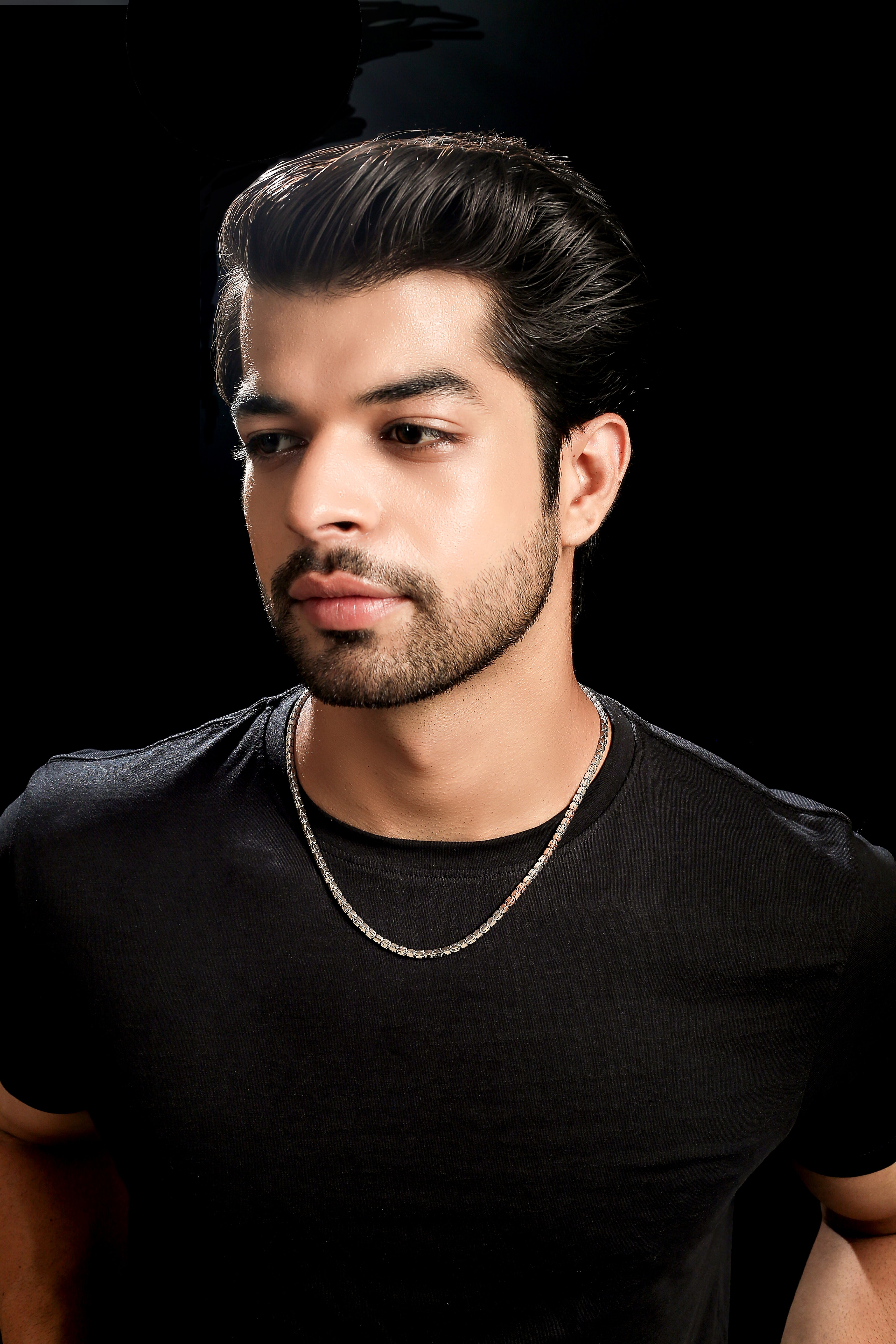 3.25mm Platinum Rose Gold Chain with Matte Finish for Men JL PT CH 1236   Jewelove.US