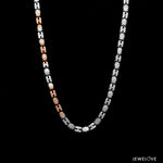 Load image into Gallery viewer, 3.25mm Platinum Rose Gold Chain with Matte Finish for Men JL PT CH 1236   Jewelove.US
