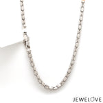 Load image into Gallery viewer, 3.25mm Platinum Rose Gold Chain with Matte Finish for Men JL PT CH 1236   Jewelove.US
