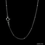 Load image into Gallery viewer, Platinum Japanese Cable Chain with Diamond Cut Balls for Women JL PT CH 1252   Jewelove.US
