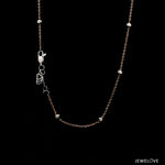 Load image into Gallery viewer, Japanese 2.75mm Diamond Cut Balls Platinum Rose Gold Chain JL PT CH 1257   Jewelove.US
