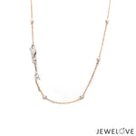 Load image into Gallery viewer, Japanese 2.75mm Diamond Cut Balls Platinum Rose Gold Chain JL PT CH 1257   Jewelove.US
