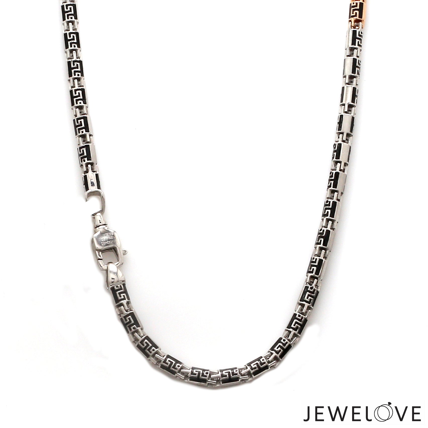 Men of Platinum | 3.5mm Platinum Rose Gold Heavy Chain for Men JL PT CH 1358