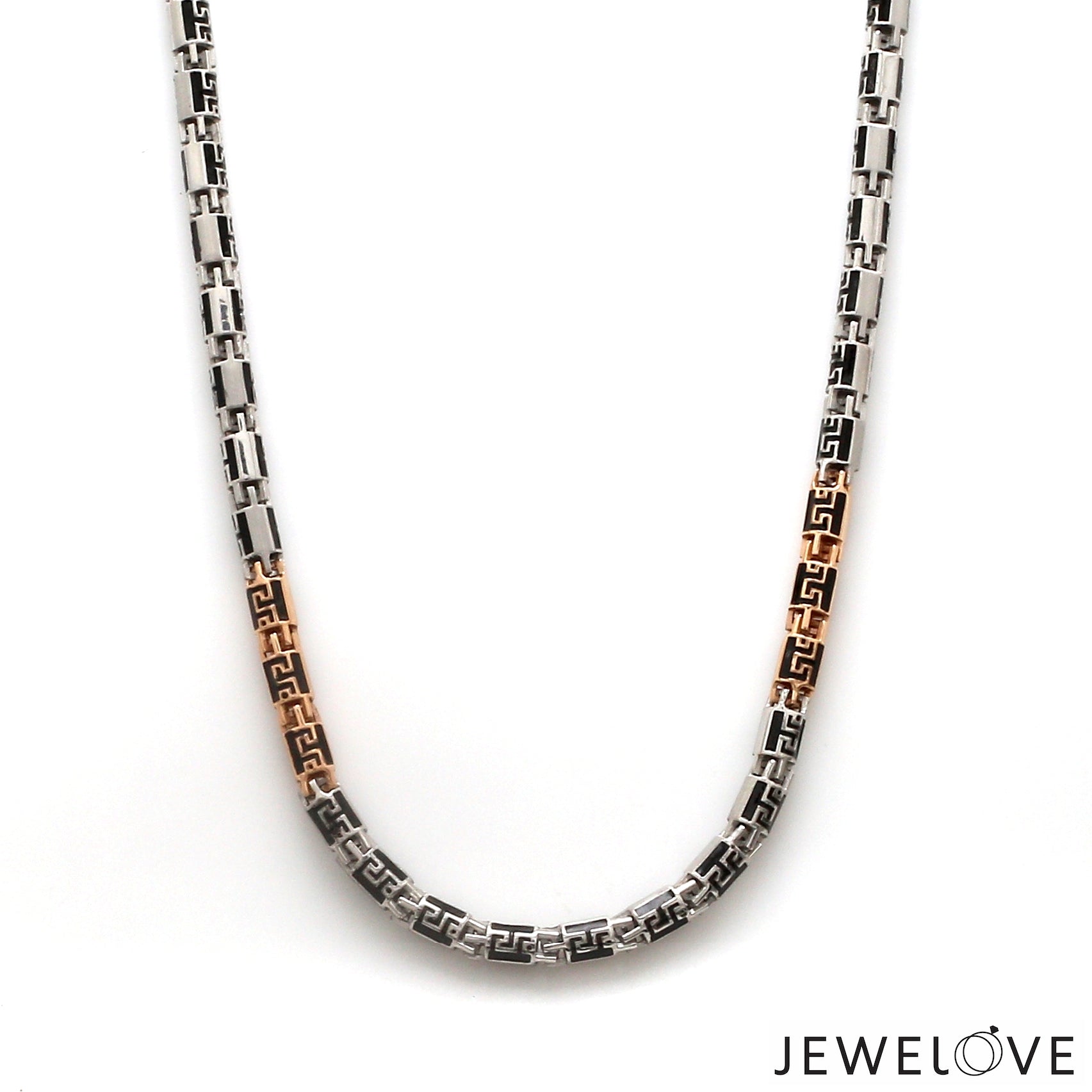 Men of Platinum | 3.5mm Platinum Rose Gold Heavy Chain for Men JL PT CH 1358
