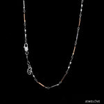 Load image into Gallery viewer, 1.75mm Japanese Platinum Rose Gold Links Chain for Women JL PT CH 1259   Jewelove.US
