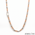 Load image into Gallery viewer, Men of Platinum | 3.5mm Rose Gold Matte &amp; Hi-Polish Chain for Men JL PT CH 1267-B
