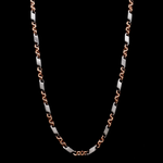 Load image into Gallery viewer, Men of Platinum | 3.5mm Rose Gold Matte &amp; Hi-Polish Chain for Men JL PT CH 1267-B
