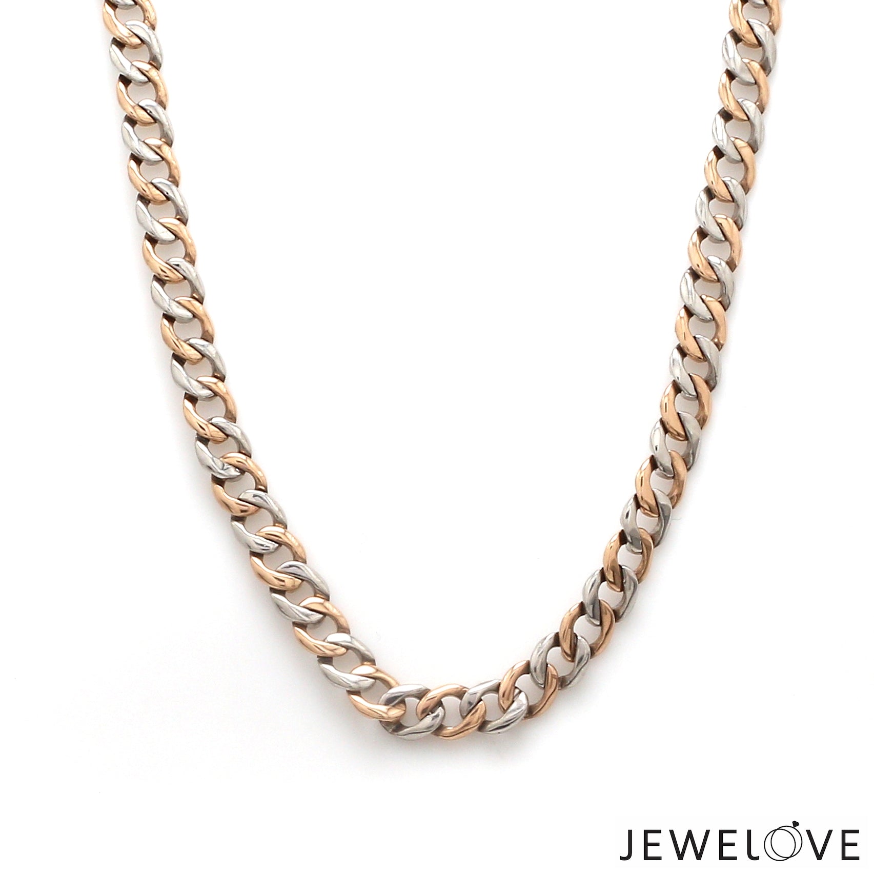 Men of Platinum | 6mm Rose Gold Heavy Chain for Men JL PT CH 1272-RG