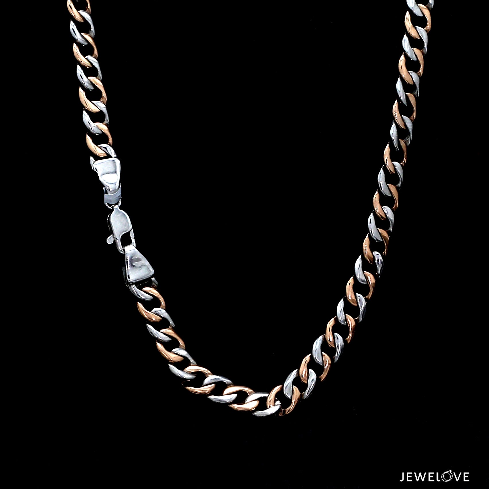 Men of Platinum | 6mm Rose Gold Heavy Chain for Men JL PT CH 1272-RG