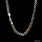 Load image into Gallery viewer, Men of Platinum | 6mm Rose Gold Heavy Chain for Men JL PT CH 1272-RG
