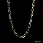 Load image into Gallery viewer, 4.25mm Platinum &amp; Rose Gold Double Links Chain for Men JL PT CH 1273   Jewelove.US
