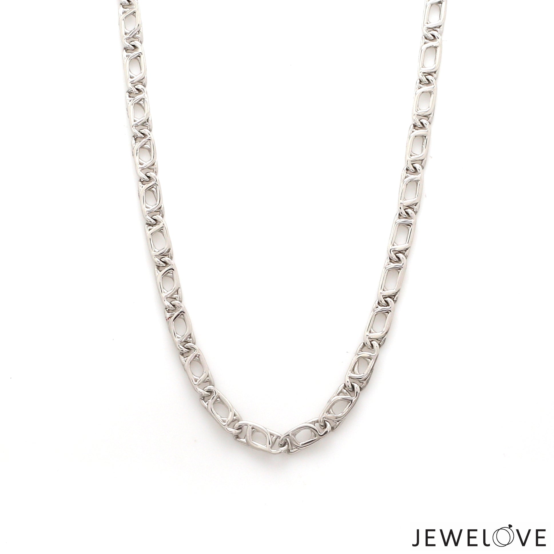 4.5mm Designer Linked Platinum Chain for Men JL PT CH 1277   Jewelove.US