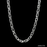 Load image into Gallery viewer, 4.5mm Designer Linked Platinum Chain for Men JL PT CH 1277   Jewelove.US
