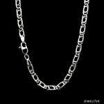 Load image into Gallery viewer, 4.5mm Designer Linked Platinum Chain for Men JL PT CH 1277   Jewelove.US
