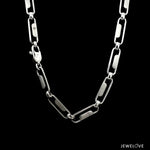 Load image into Gallery viewer, Men of Platinum | 5.25mm Linked Platinum Hi-Polish &amp; Matte Chain for Men JL PT CH 1278   Jewelove.US
