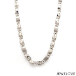 Load image into Gallery viewer, Men of Platinum | 5.75mm Platinum Hi-Polish &amp; Matte Chain for Men JL PT CH 1280   Jewelove.US
