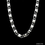 Load image into Gallery viewer, Men of Platinum | 5.75mm Platinum Hi-Polish &amp; Matte Chain for Men JL PT CH 1280   Jewelove.US
