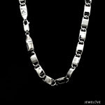 Load image into Gallery viewer, Men of Platinum | 5.75mm Platinum Hi-Polish &amp; Matte Chain for Men JL PT CH 1280   Jewelove.US
